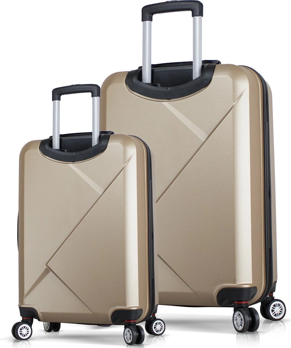 Set valixhesh (2 copë), ngjyrë ari, Zoozie Bags, 6936