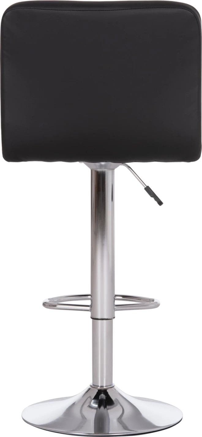 Karrige për bar rrotulluese DIANA, lëkurë PU e zezë, metal krom, FH202.21, 44x52x109cm, set prej 2 copë