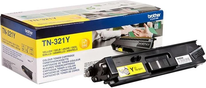 Toner, Brother TN-321Y, origjinal, rendiment 1.1k-1.7k faqe, i verdhë