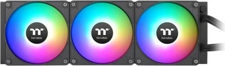 Kasë ftohje me ujë Thermaltake TH360 V2 Ultra EX ARGB LCD, 3 ventilatorë, 396mm, me ekran LCD