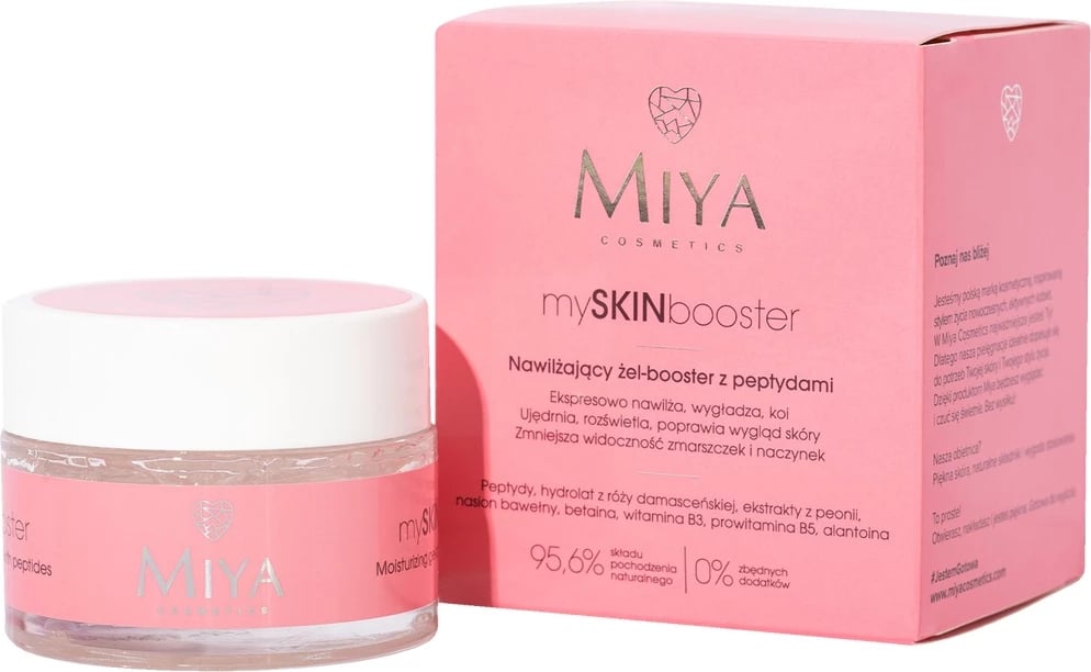 Gel hidratues për fytyrë për femra Miya Cosmetics mySKINbooster, 50ml