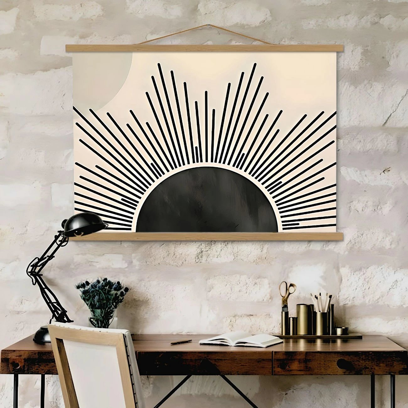 Pikturë dekorative me kornizë, Wallity, MRG08, shumëngjyrëshe, 50x70cm