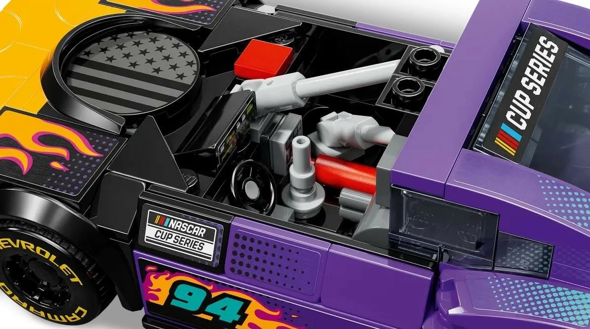 Set LEGO Speed Champions NASCAR Next Gen Chevrolet Camaro ZL1, 328 pjesë, për fëmijë 9+ vjeç, shumëngjyrësh