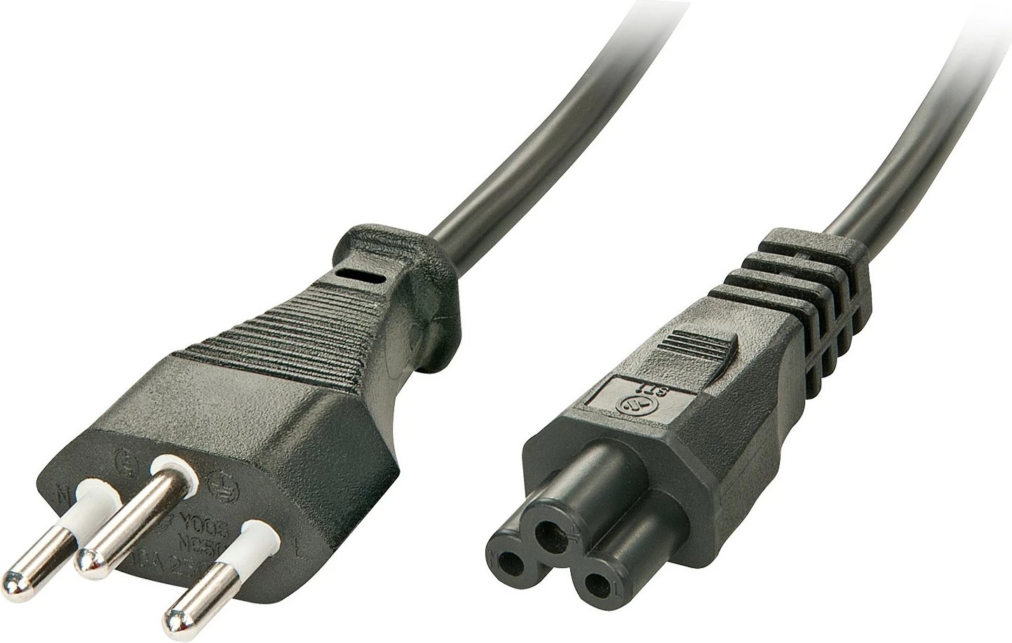 Kabllo rryme LINDY IEC 320-C5f 2m, e zezë