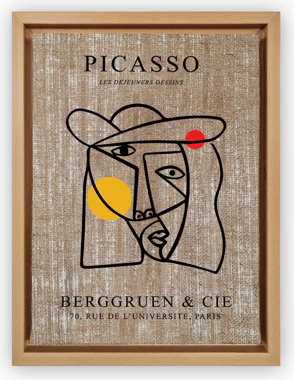 Pikturë dekorative në kanavacë, shumëngjyrëshe, Wallity, LNJ61960827841 - 4666, 46x66cm