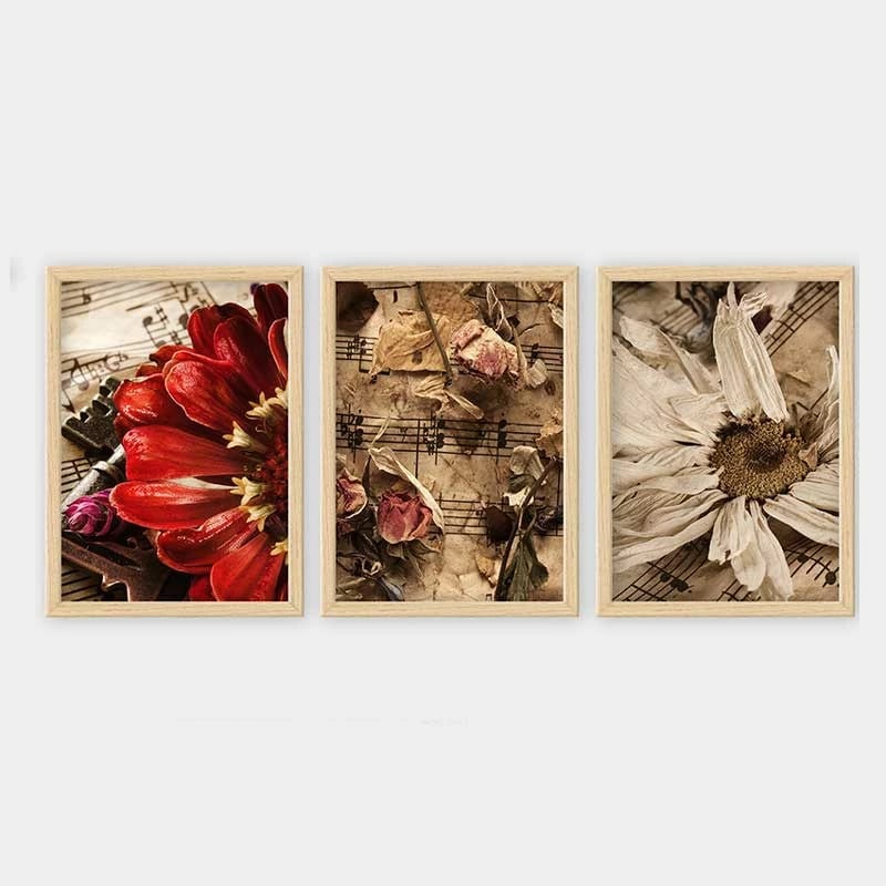 Pikturë dekorative me kornizë (3 copë), Wallity, 3NTC_2292074_3545