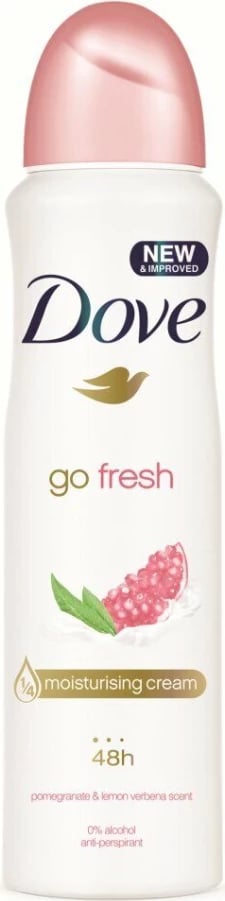 Deodorant Dove Go Fresh pomegranate, 150 ml
