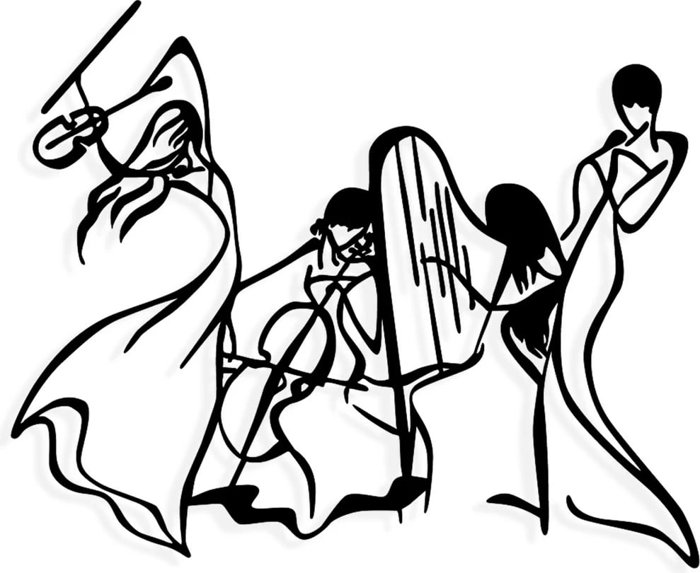 Aksesor dekorativ metalik për mur Wallity, Alba S