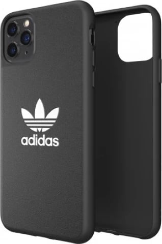 Mbështjellës Adidas OR Molded Case Basic për iPhone 11 Pro Max, zi dhe bardhë