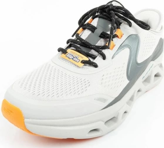 Atlete për meshkuj Skechers, të bardha/gri