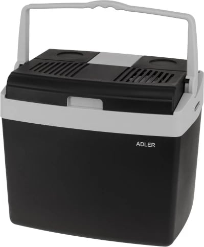 Ftohës‑ngrohës portativ, Adler, AD 8091, 25L, DC 12V & AC 230V, e zezë/gri