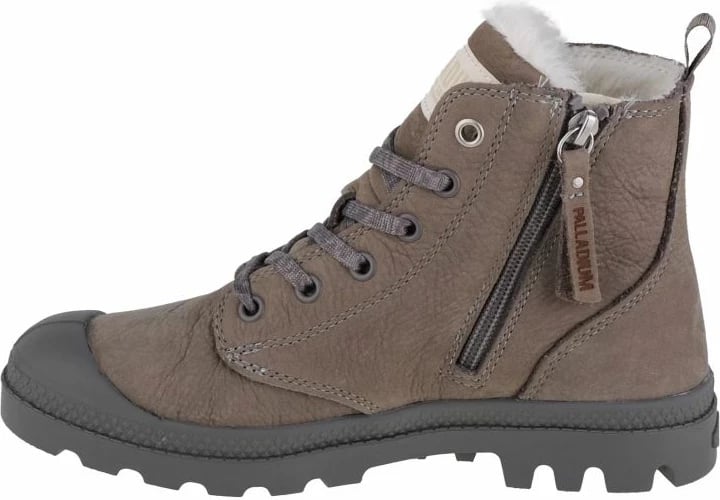 Këpucë për femra Palladium Pampa Hi Zip W WL, gri Këpucë për femra Palladium Pampa Hi Zip W WL, gri