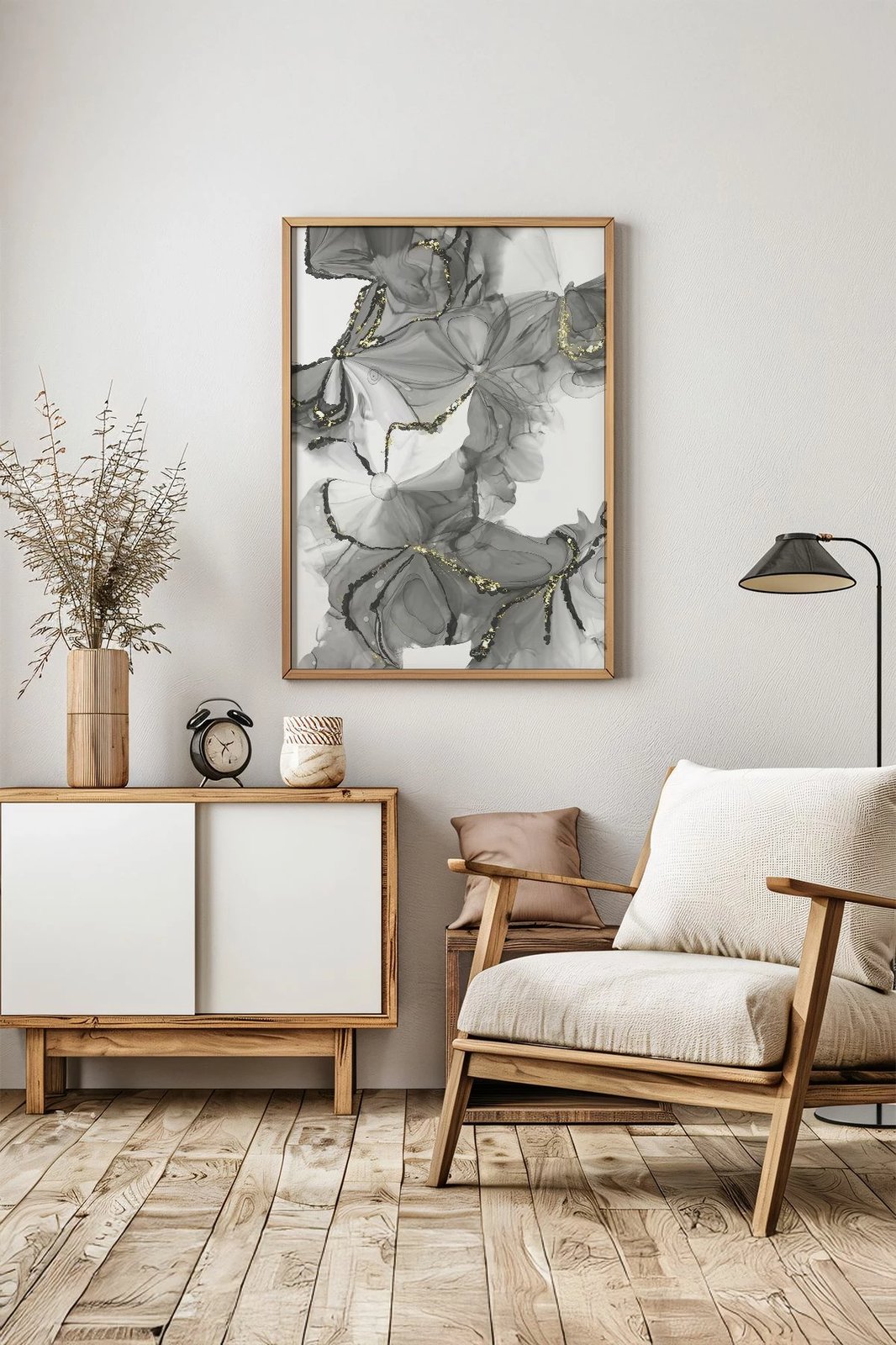 Pikturë dekorative me kornizë, Wallity, Artsrmdl20, shumëngjyrëshe, 33x48cm