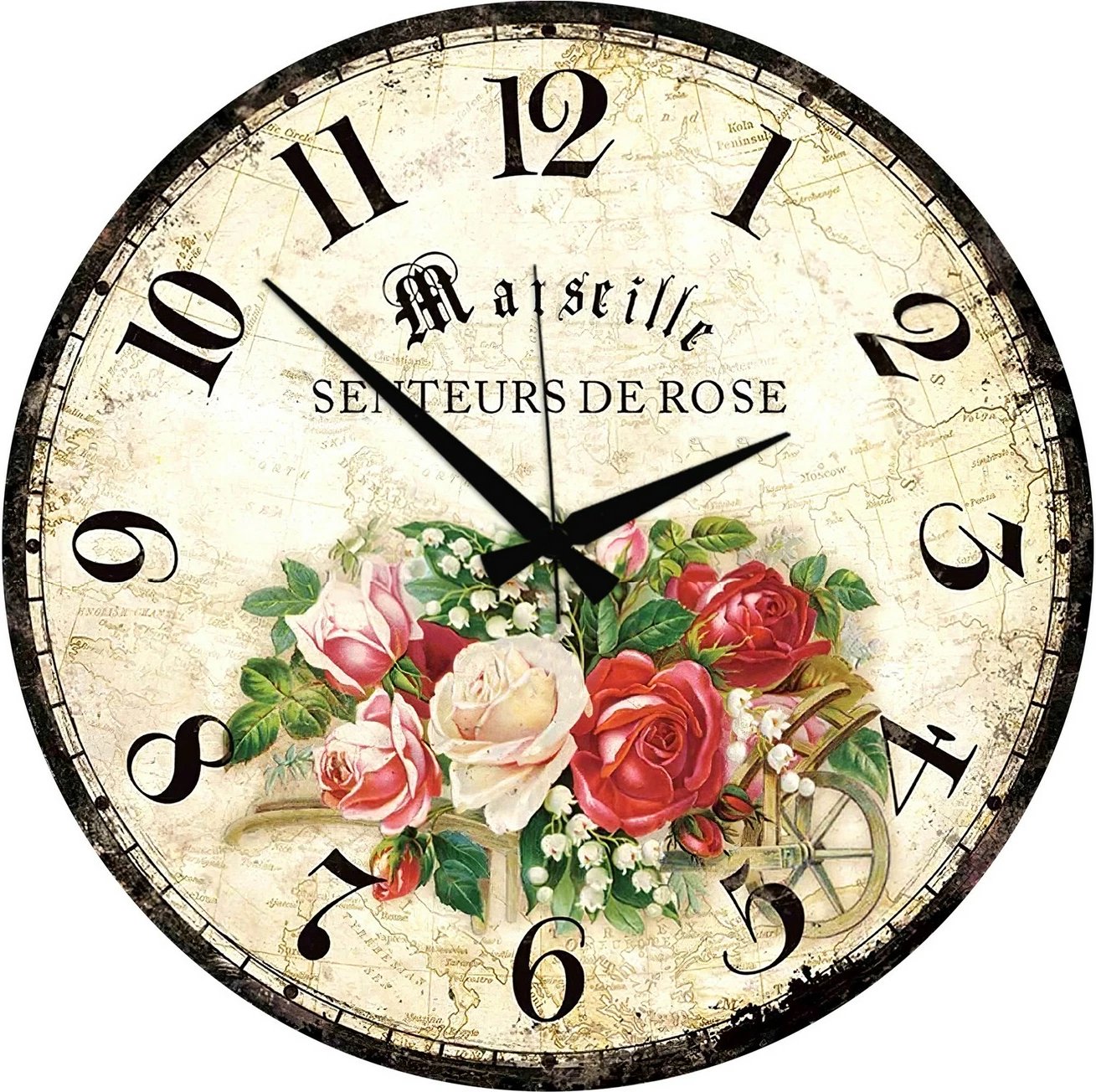 Orë dekorative MDF, shumëngjyrëshe, Wallity, Huhuas00024, 50x50cm