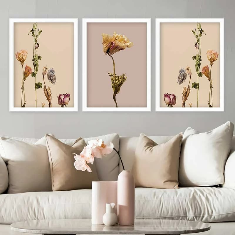 Pikturë dekorative me kornizë (3 copë), Wallity, 3BC_4540429_3545