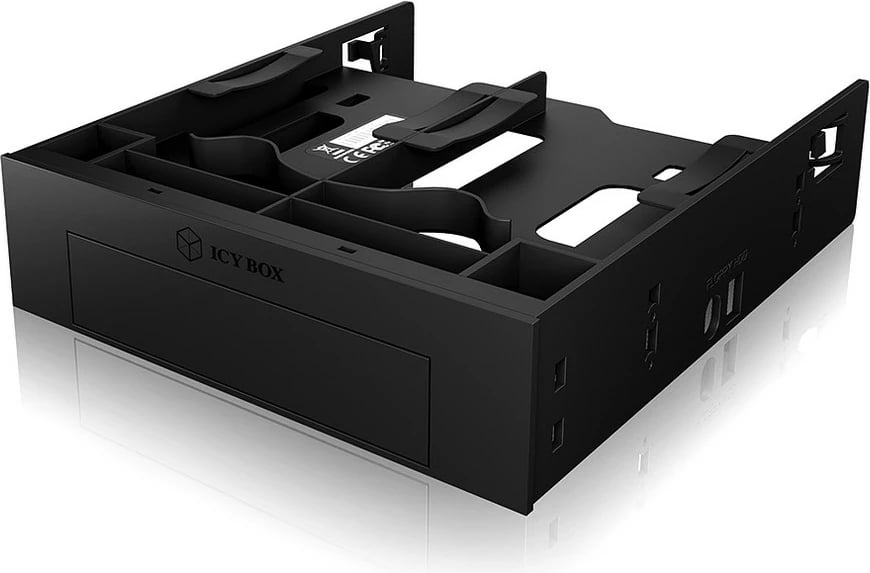 Kornizë montimi IcyBox IB-5251 për 2x 2.5" + 1x 3.5" HDD/SSD, e zezë