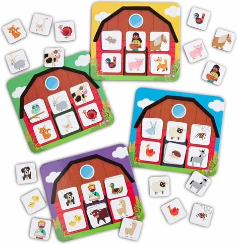 Addo Games Barnyard Bingo Mini Card Game