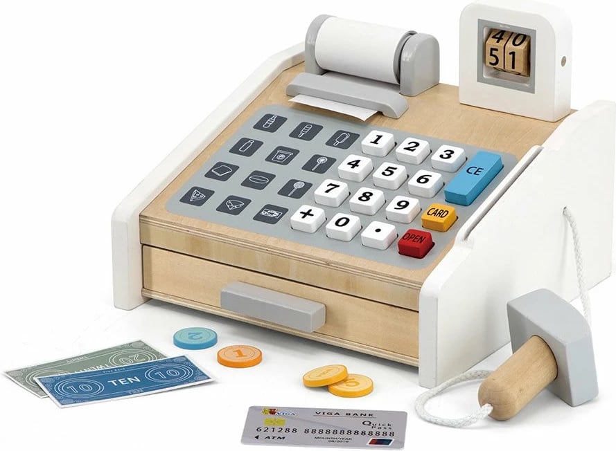 Arkë lodër prej druri, Viga, me aksesorë, 3+, multicolor