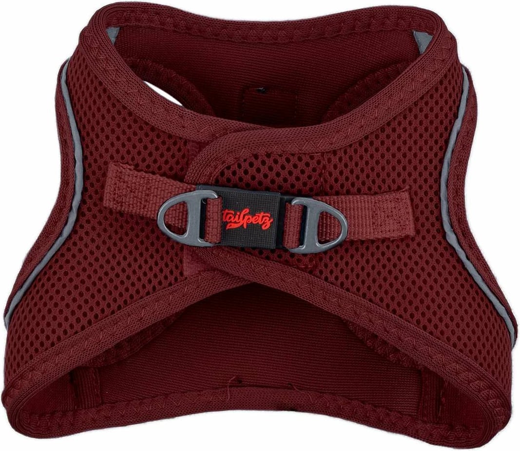 Parzmore për qen, Air-Mesh, ngjyrë e kuqe e errët (Claret Red)