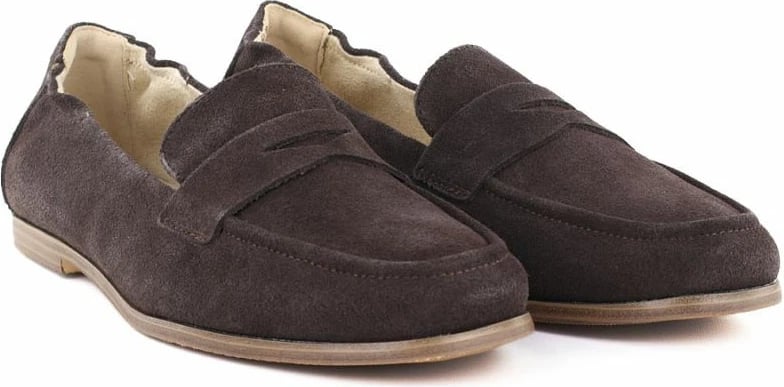 Mokasina femra Vinceza 18122, kafe