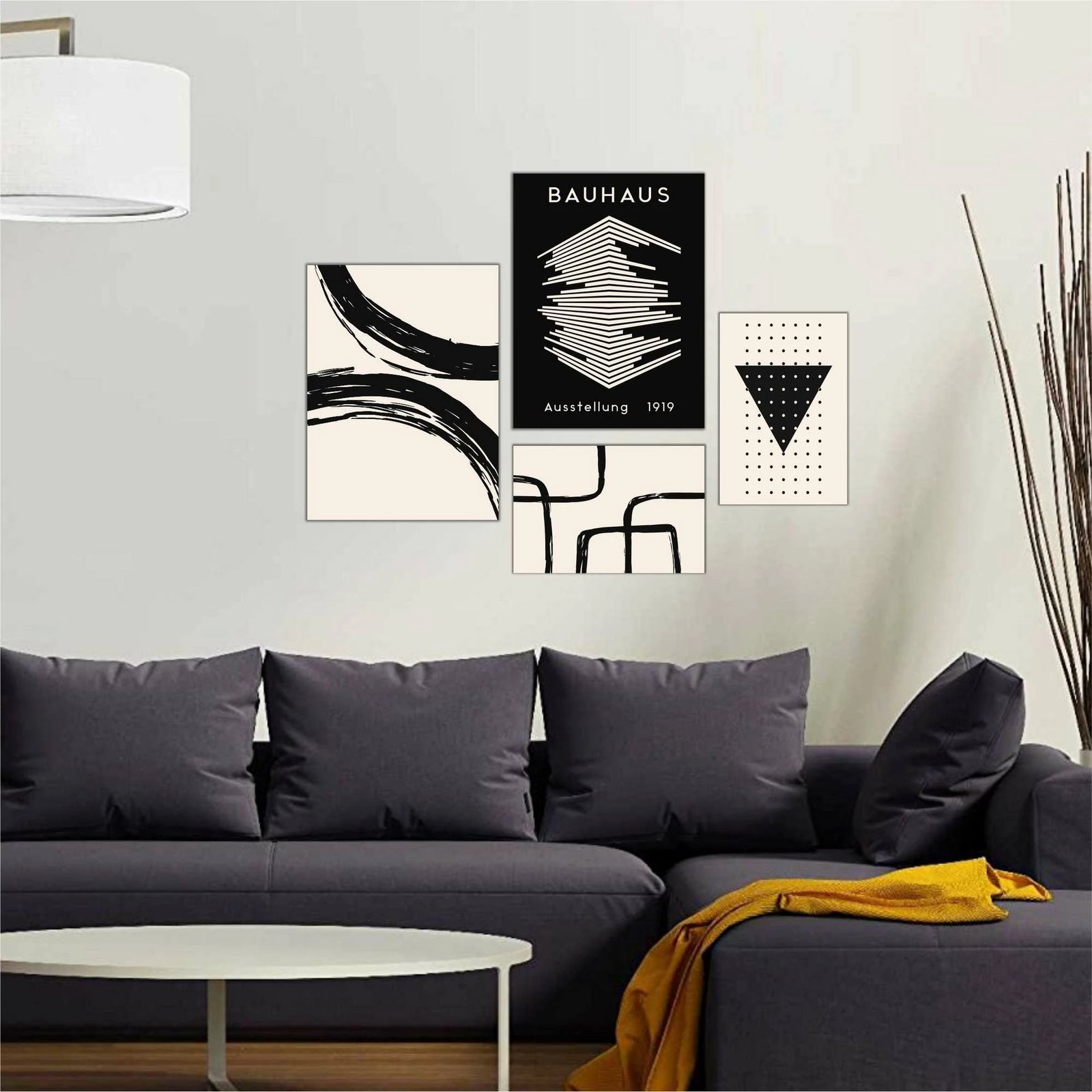 Pikturë dekorative MDF (4 copë), Wallity, Mdf - 00136