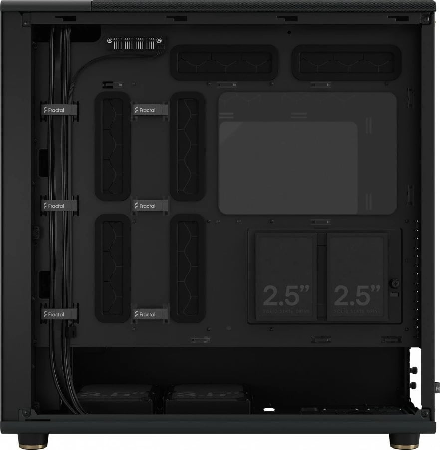 Kasë Fractal Design North XL Charcoal Black TG Dark, Midi Tower, e zezë