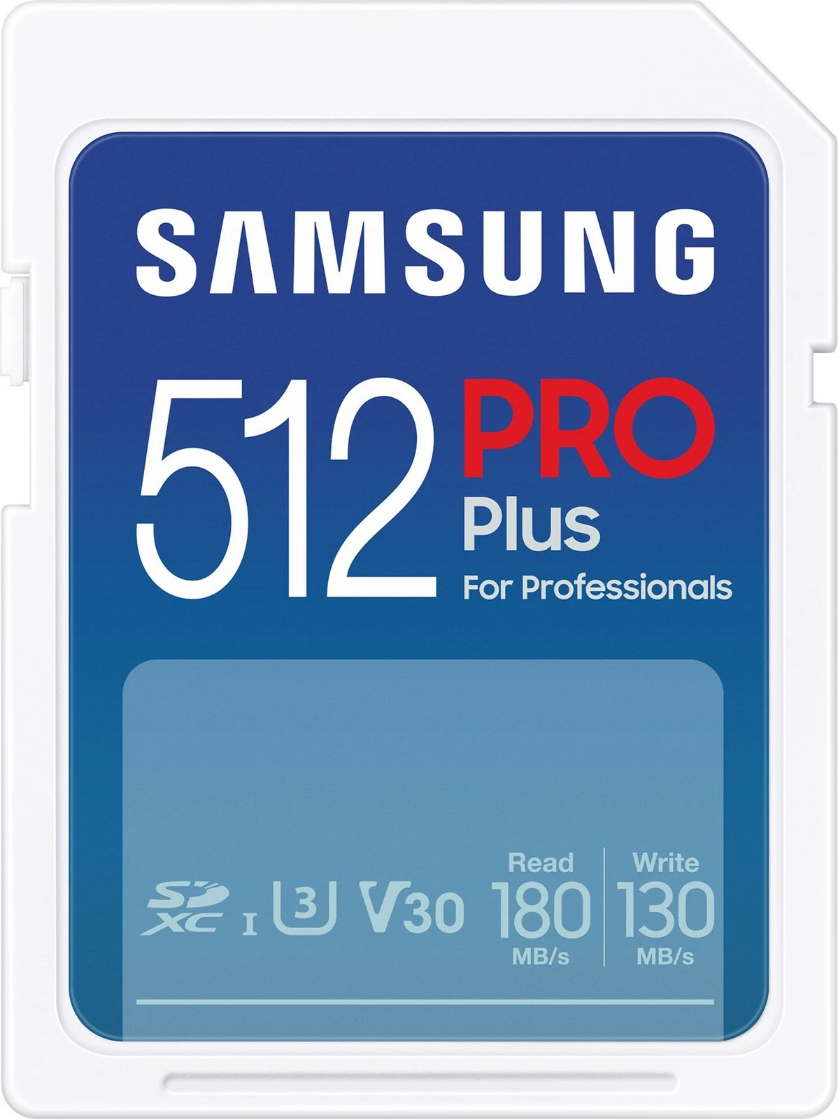 Kartelë SD Samsung PRO Plus 512GB, Class 3, UHS-I, e bardhë