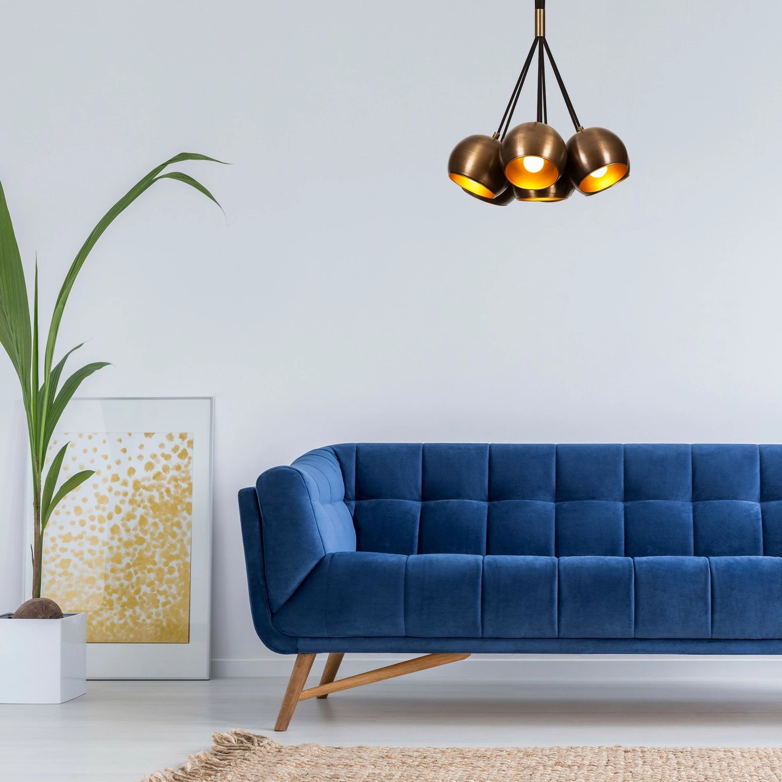 Llambë tavani vintage Sivani MR-626, ngjyrë bakri, trup metalik