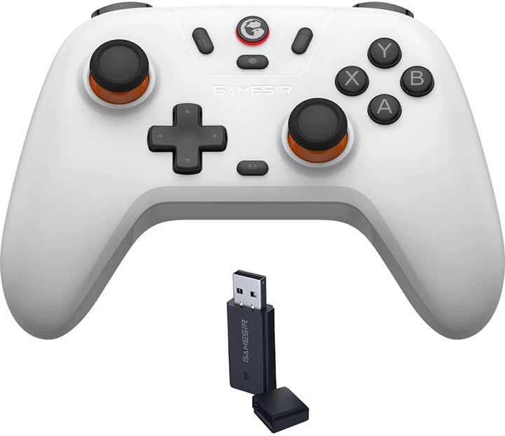 Gamepad GameSir T4n Lite wireless, i bardhë