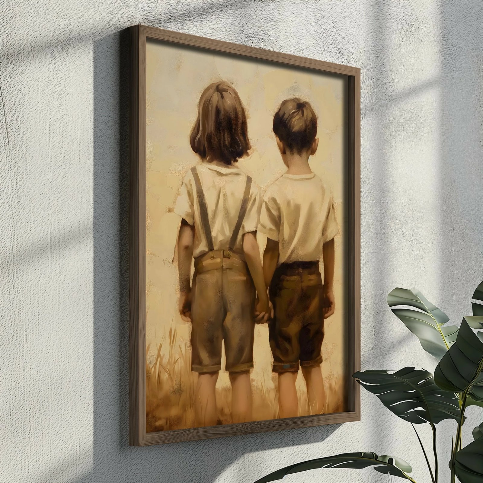 Pikturë dekorative me kornizë MDF, Wallity, GE232-L, shumëngjyrëshe, 35x47x3.5cm