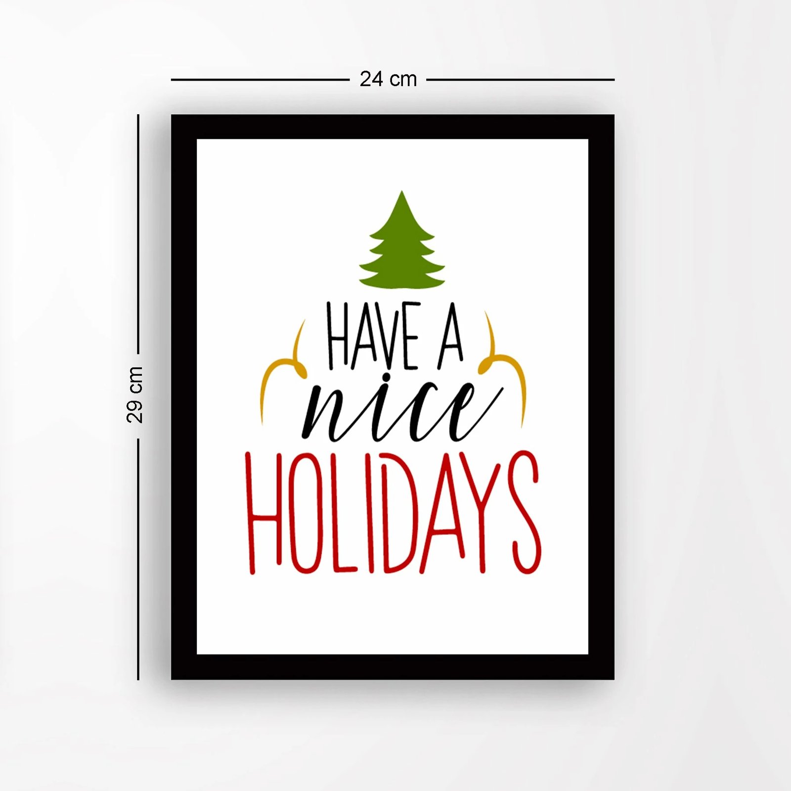 Pikturë dekorative me kornizë MDF, shumëngjyrëshe, Wallity, SC494