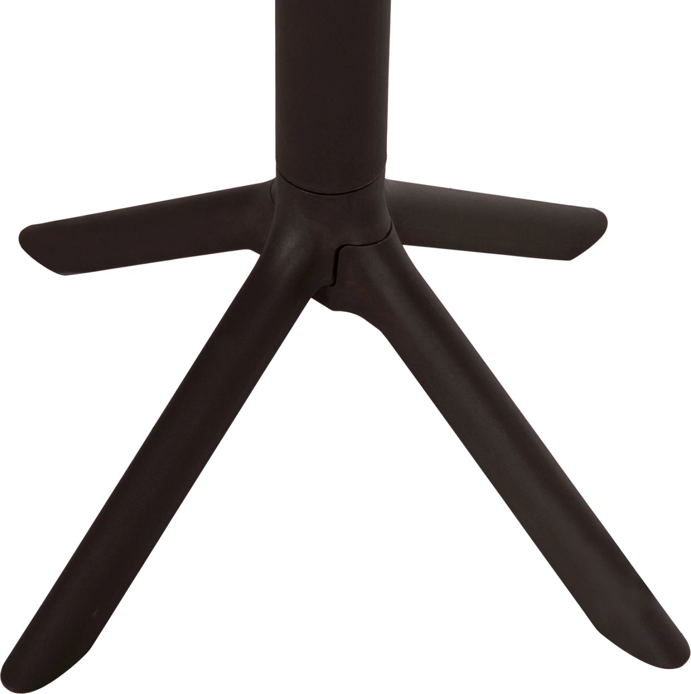 Tavolinë katrore polipropileni për jashtë, ngjyrë kafe, TERRIN FH6125.13, 60x60x75cm