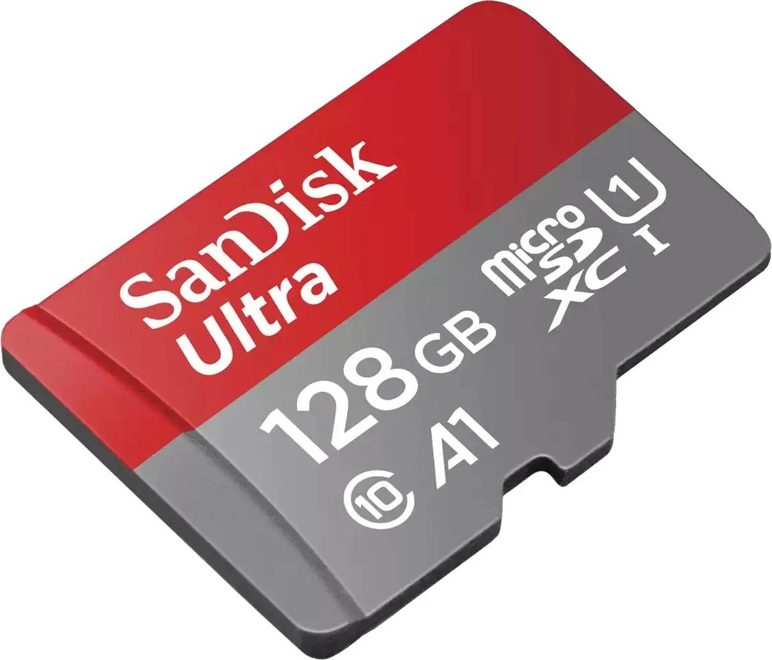 Kartelë memorie SanDisk Ultra 128GB microSDXC 140MB/s me adapter