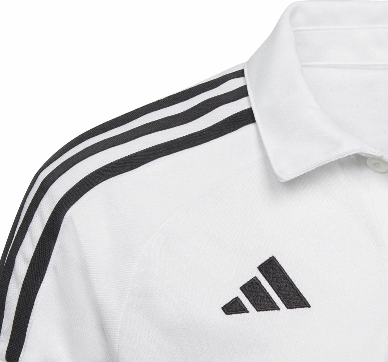 Maicë polo për fëmijë adidas, e bardhë