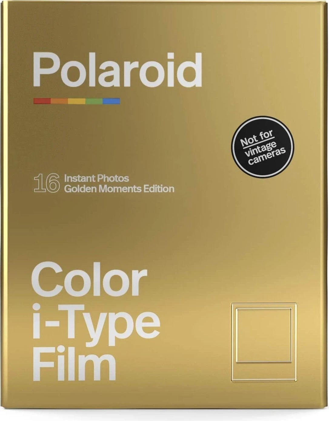 Film fotografik Polaroid Color I-Type, Golden Moments, 2 copë