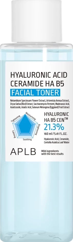 Tonik fytyre për femra APLB Hyaluronic Acid Ceramide HA B5, 160ml