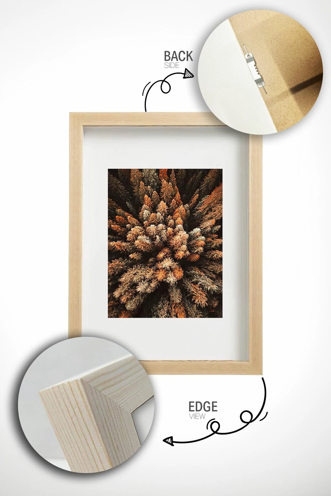 Pikturë dekorative me kornizë (3 copë), Wallity, Artcerceve20