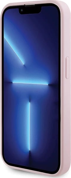 Mbështjellës Guess GUHMP14XPSAHMCP për iPhone 14 Pro Max, Saffiano MagSafe, rozë