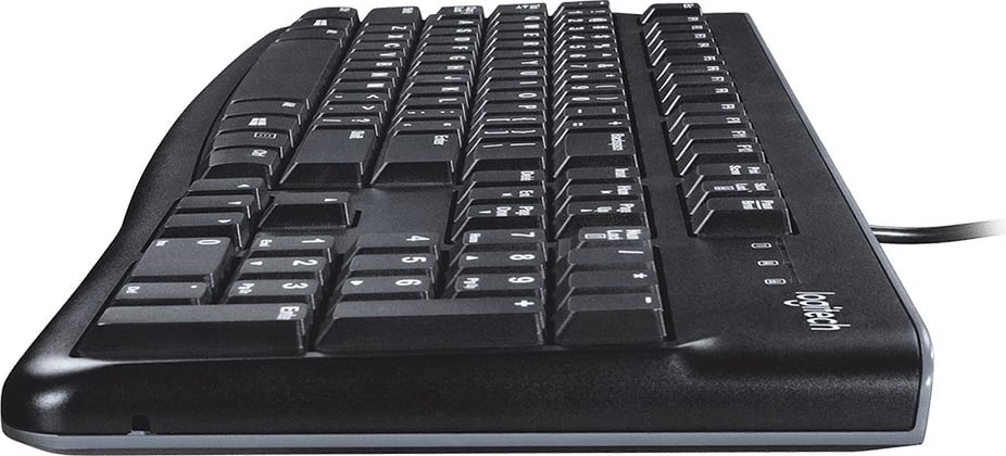 Tastierë Logitech K120, me kabllo, USB, QWERTY, e zezë