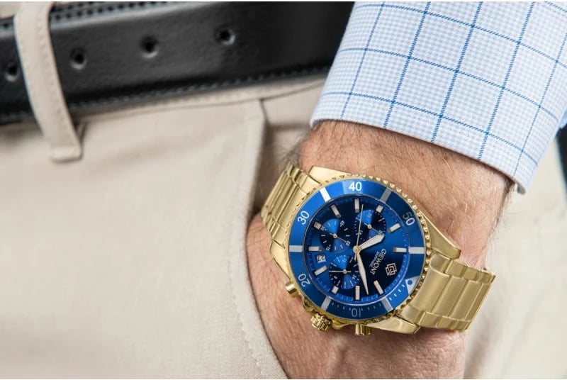 Orë dore për meshkuj Giewont, kaltër