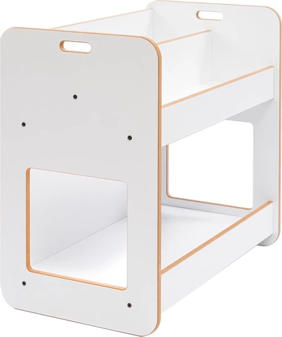 Raft Dovere, ngjyrë e bardhë, MDF, 56x34x55cm