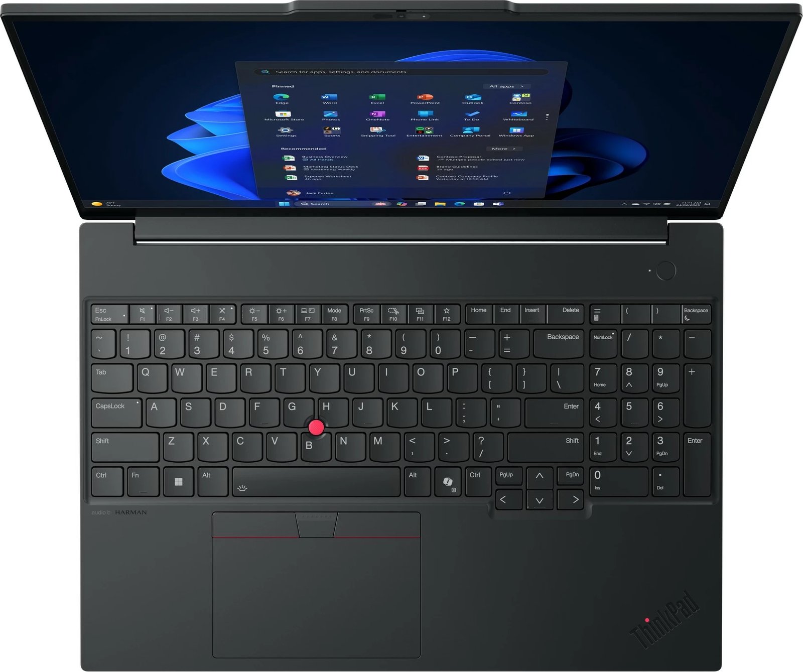 Kompjuter Lenovo ThinkPad E16 G3 Ultra7 255H, 32GB RAM, 1TB SSD, 16 inç, Black