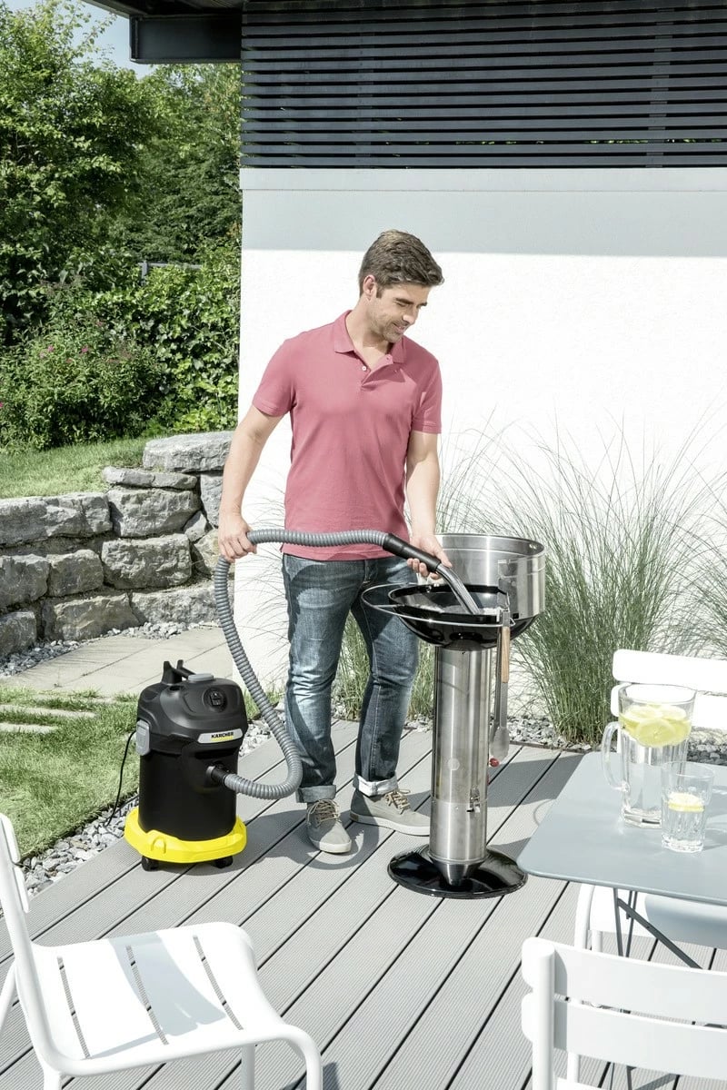 Aspirator për hi Karcher AD 4 Premium 1.629-731.0 17 L 600 W rezervuar metalik pa qese zi/verdhe
