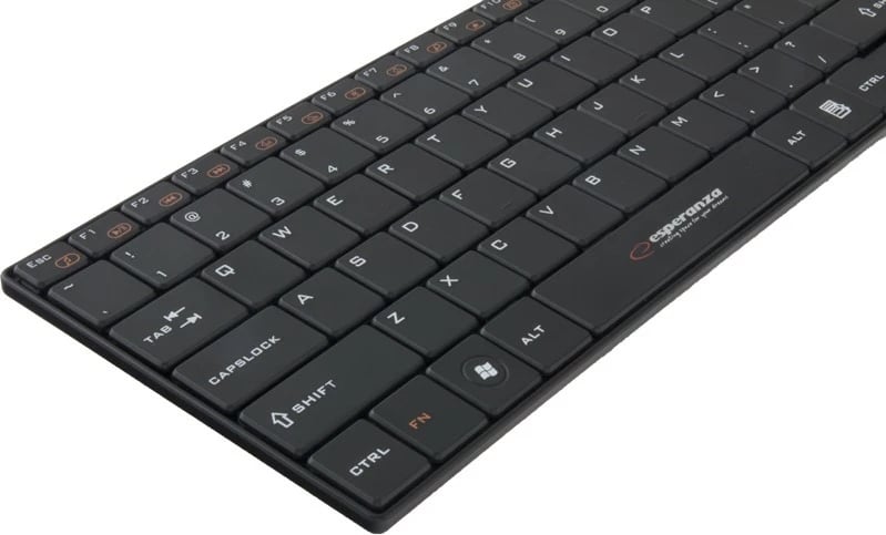 Set tastierë dhe maus wireless Esperanza LIBERTY EK122K, multimedia, USB, e zezë