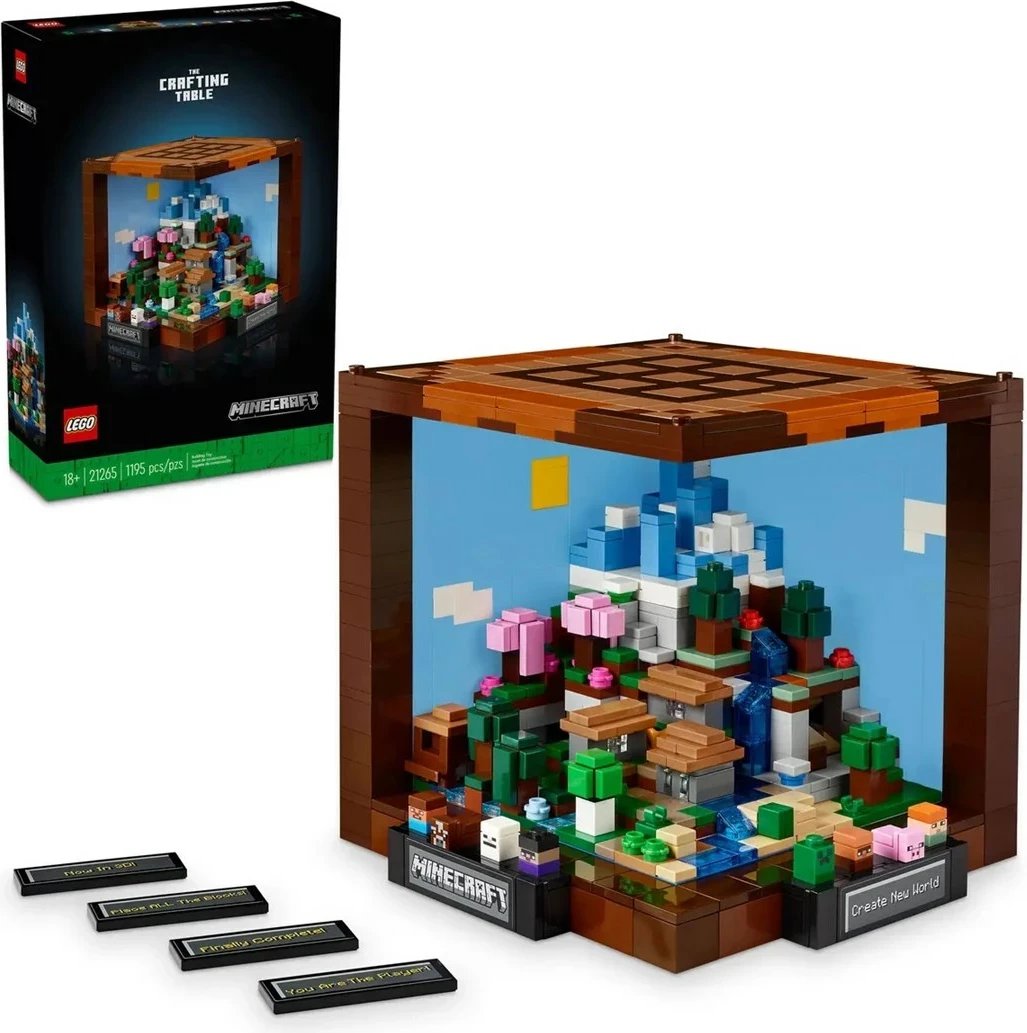 Set LEGO Minecraft 21265 The Crafting Table, 1195 copë