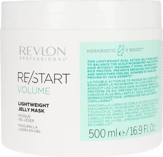 Maskë për flokë Revlon Re-Start Volume Lightweight Jelly Mask 500ml