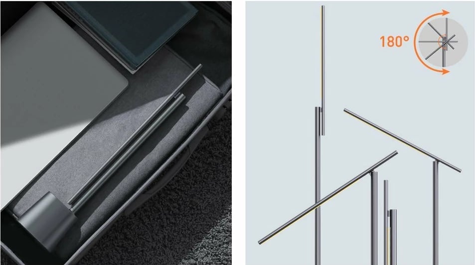 Llambë tavoline Baseus Smart Eye DGZG-0G, LED, pa kabllo, 2200 mAh, Gri