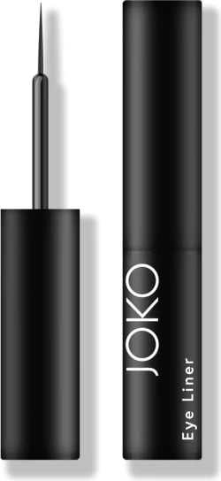 Eyeliner i lëngshëm Joko mat me brushë i zi, 1 copë