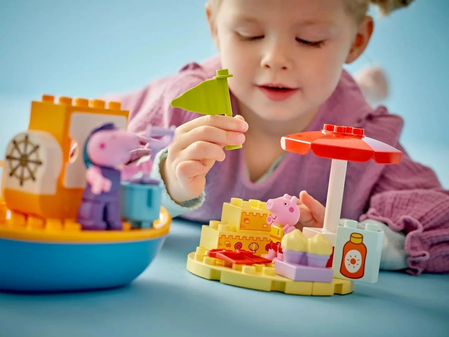 Set LEGO DUPLO Peppa Pig Boat Trip, 23 pjesë