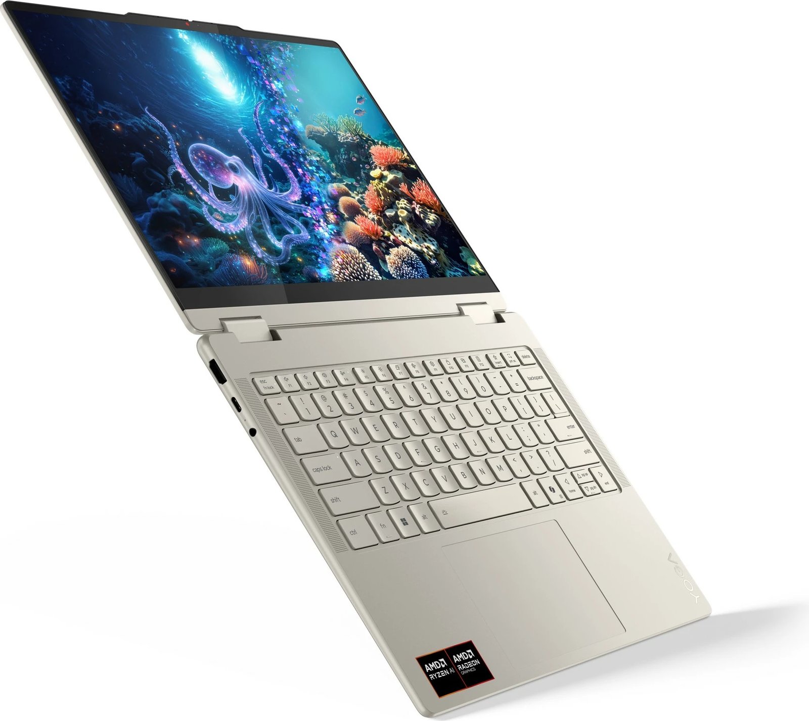 Kompjuter Lenovo Yoga 7 2-in-1 14AKP10 Ryzen AI 7 350, 16GB/1TB SSD, 14 inç, 2.8K, e bardhë